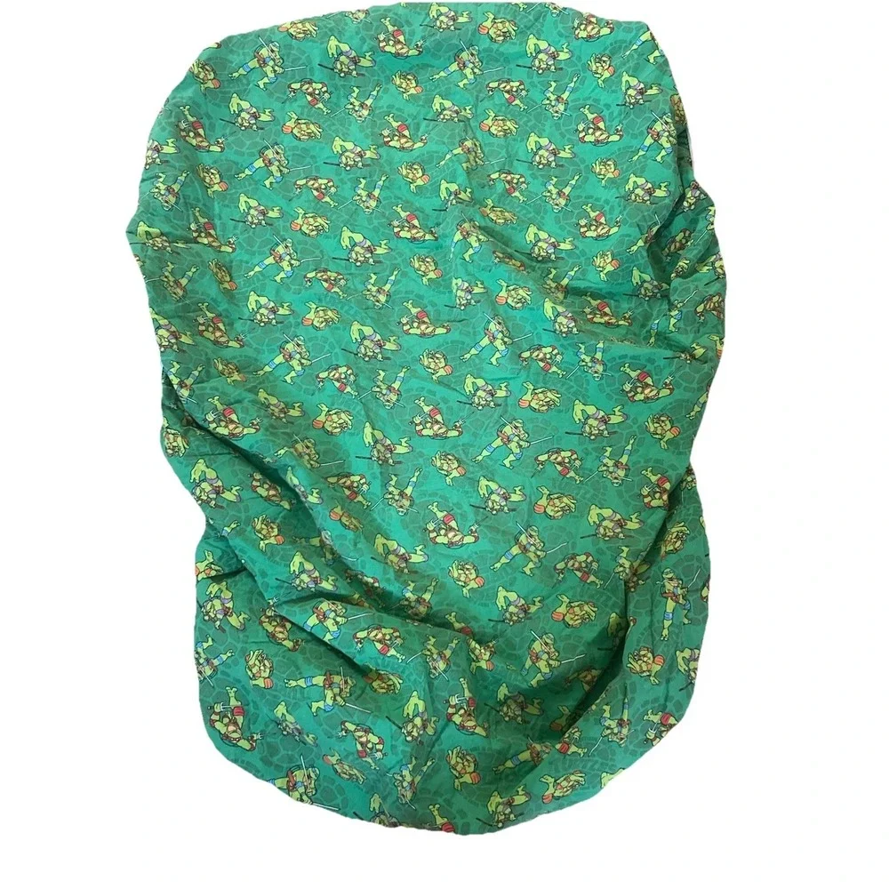 Vintage 1990 Teenage Mutant Ninja Turtles Fitted  Nap Mat Twin ? Sheet Cover